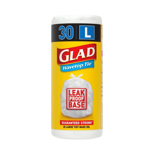 GLAD KITCHEN TIDY BAGS WAVETOP LARGE