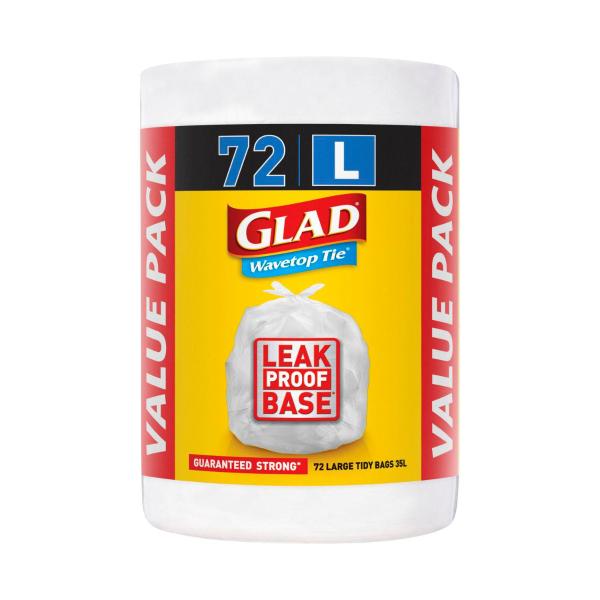 GLAD KITCHEN TIDY BAG WAVETOP LARGE