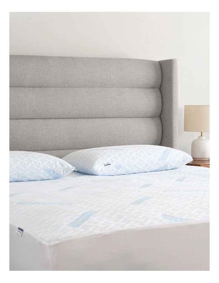Cooling Waterproof Pillow Protector in White