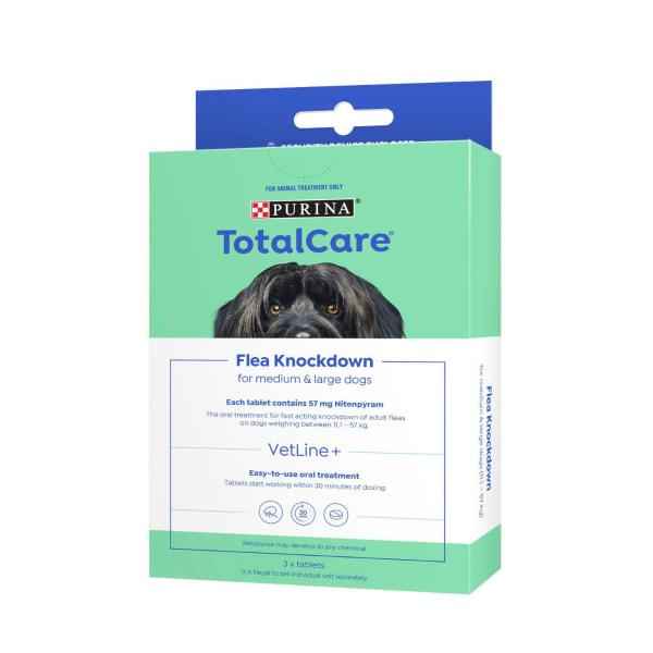 Total Care Flea Knockdown For Medium & Large Dogs Treatment Tablets