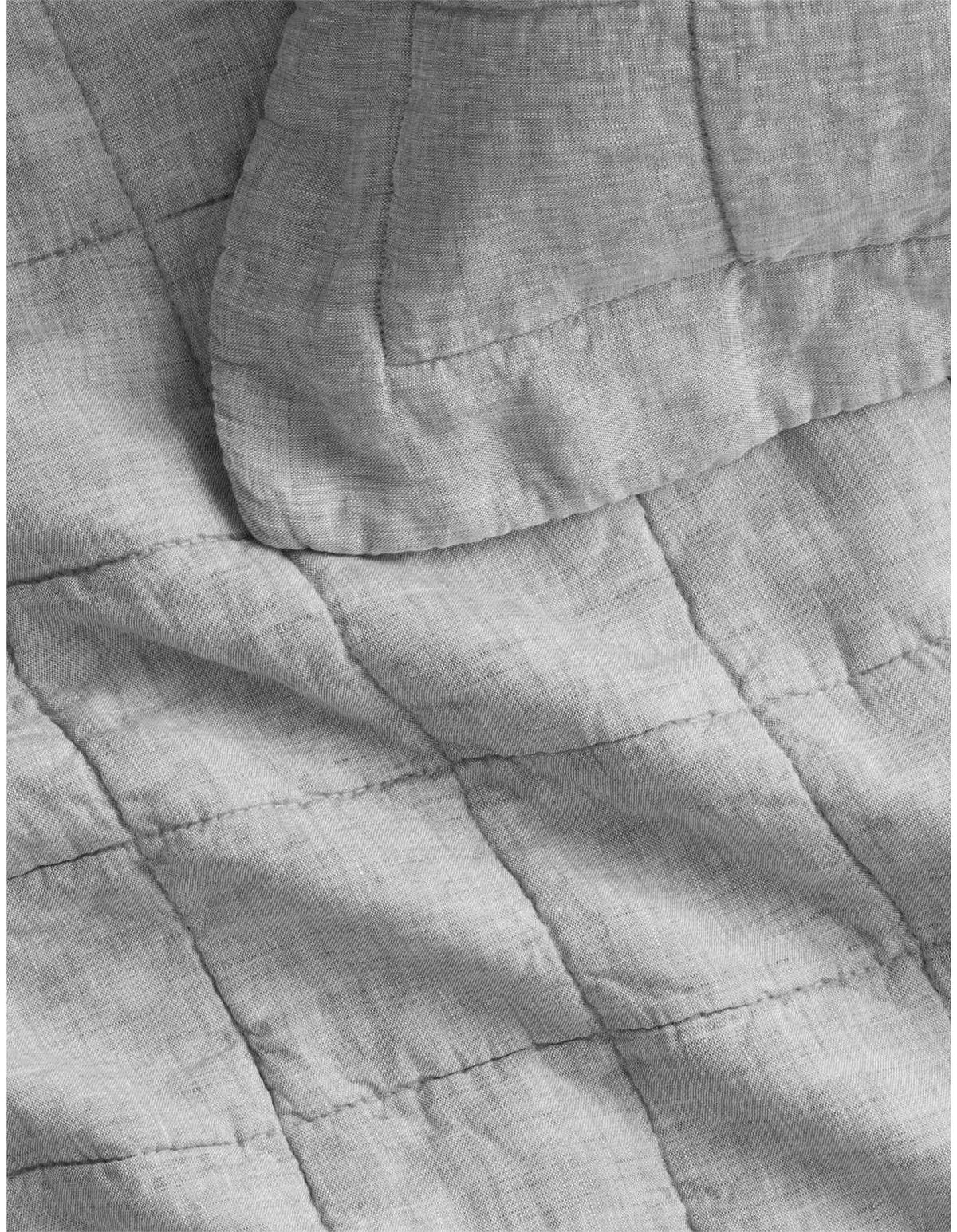 ABBOTSON STANDARD PILLOWCASE SHAM IN GREY MARLE