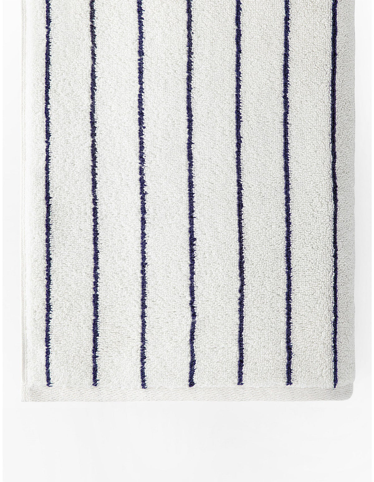 AVEN STRIPE FACE WASHER IN WHITE