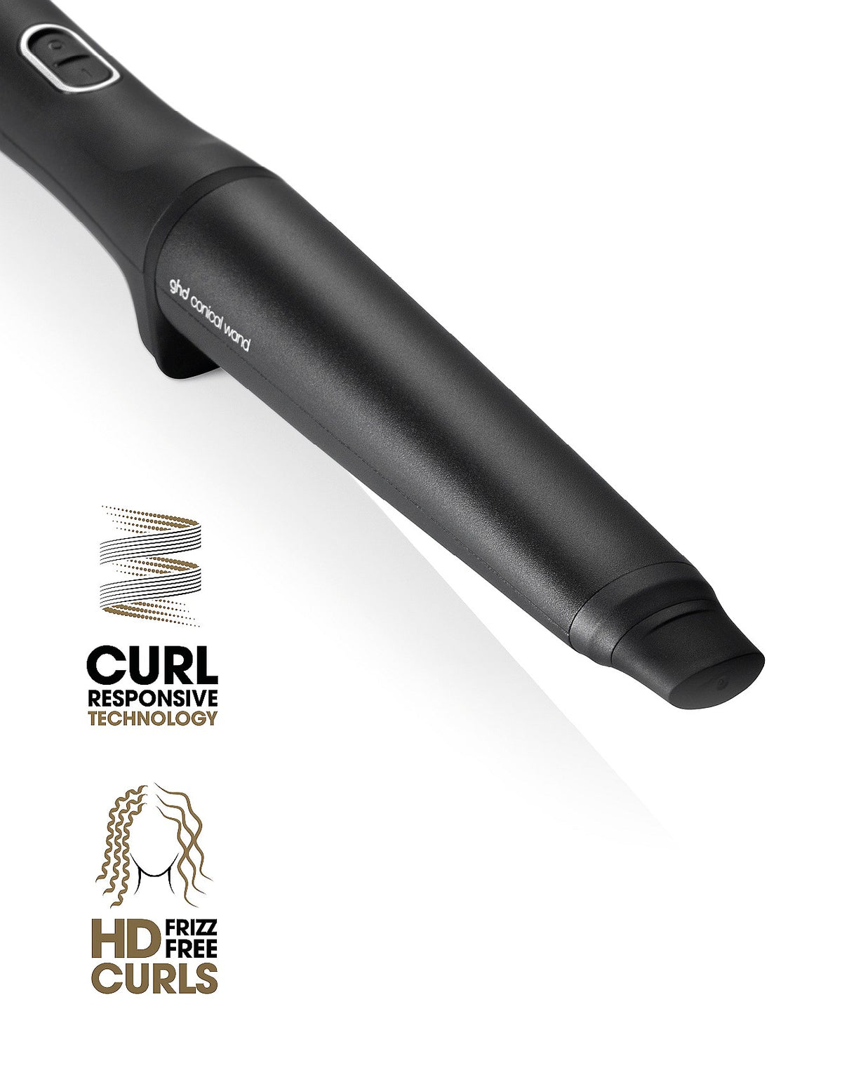 Chronos Curve Conical Wand Hair Curler 28-23mm