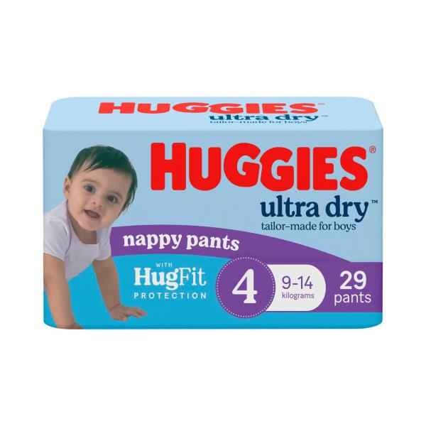 Ultra Dry Nappy Pants Boys Size 4 (9-14kg)