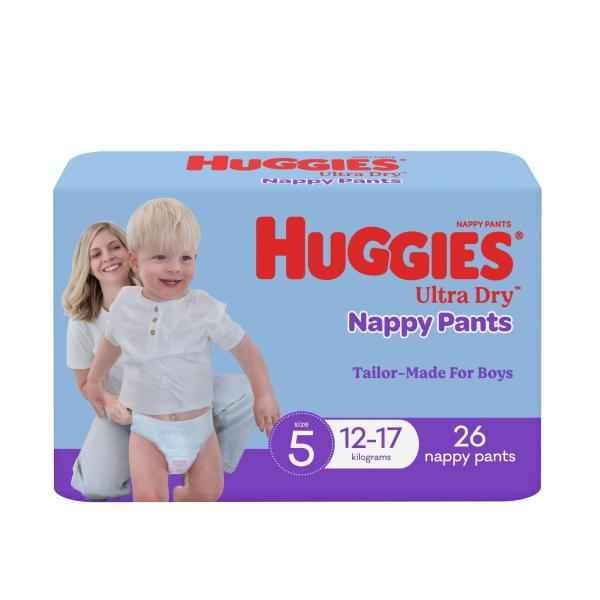 Ultra Dry Nappy Pants Boys Size 5 (12-17kg)