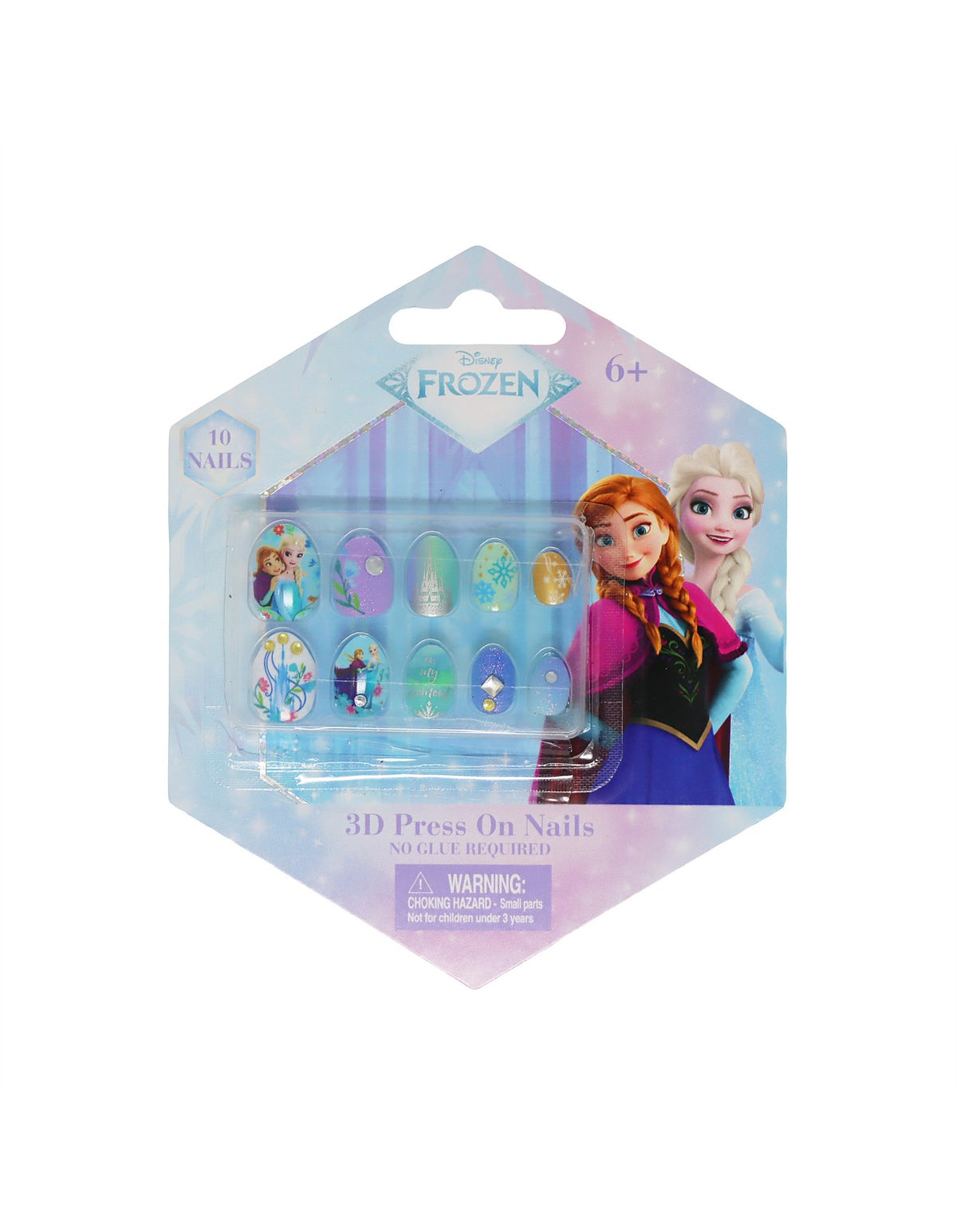 DISNEY FROZEN 3D PRESS ON NAILS