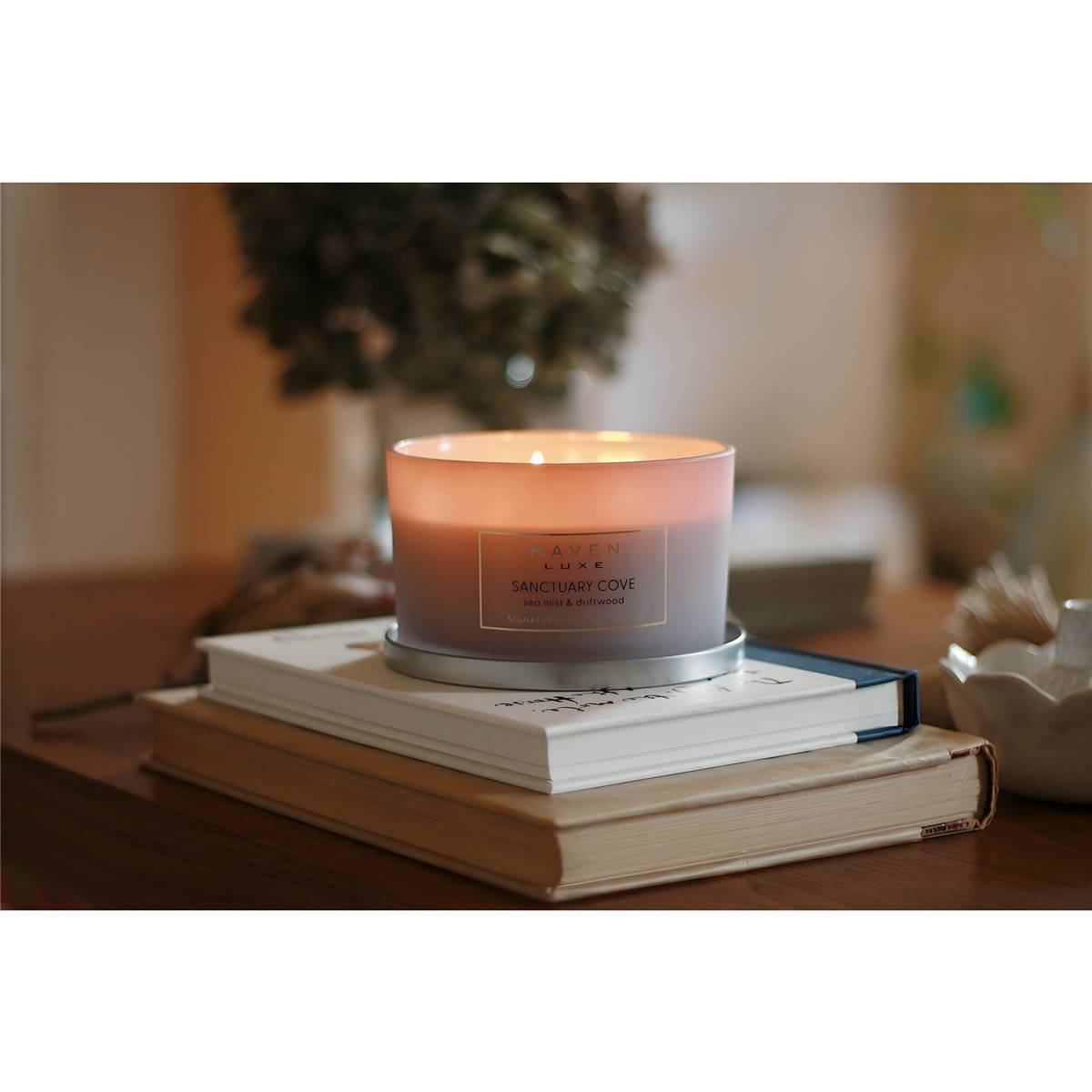 Haven Luxe Sanctuary Cove Sea Mist Signature Soy Blend Candle each
