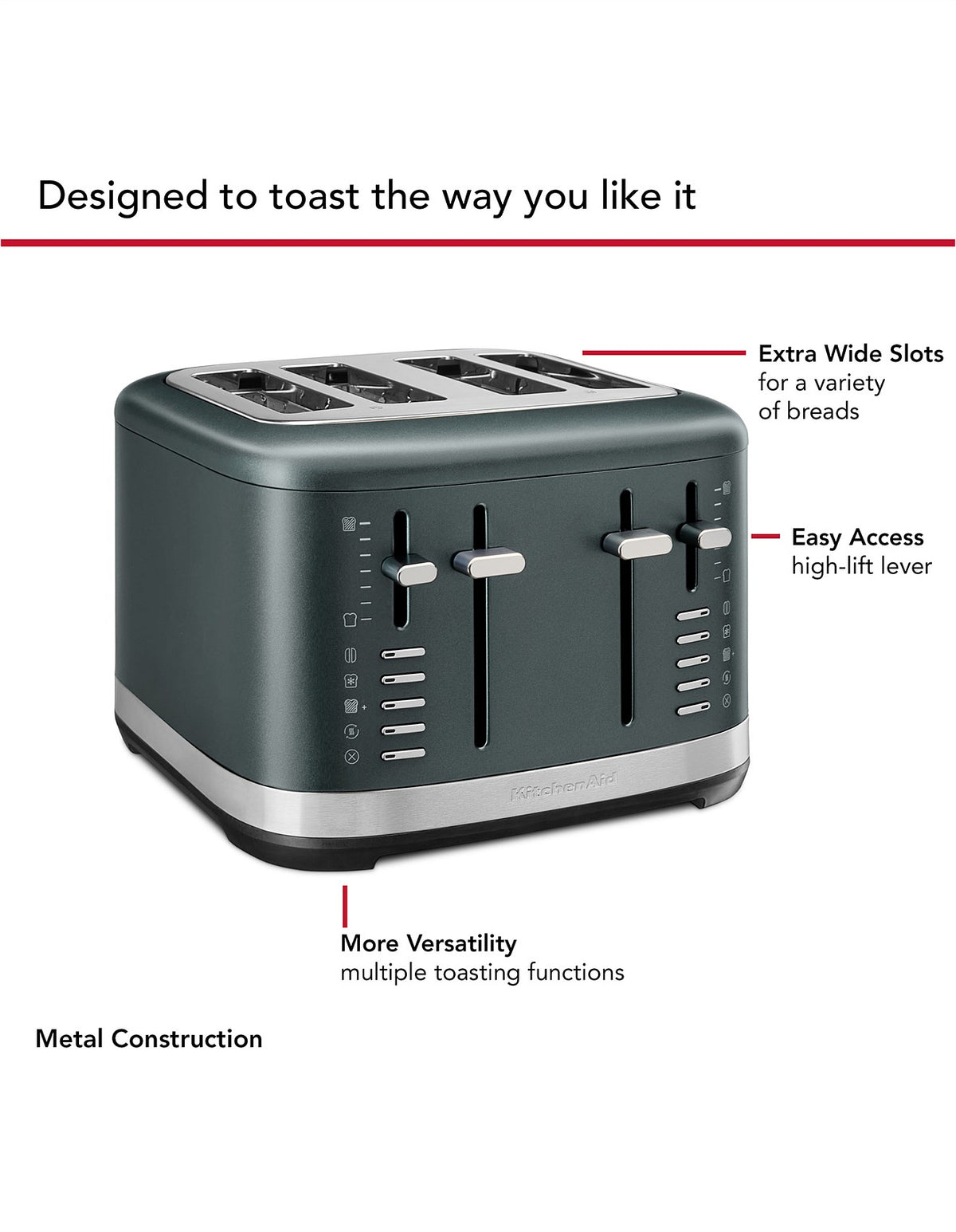 KMT4109AJP 4 Slice Toaster Juniper