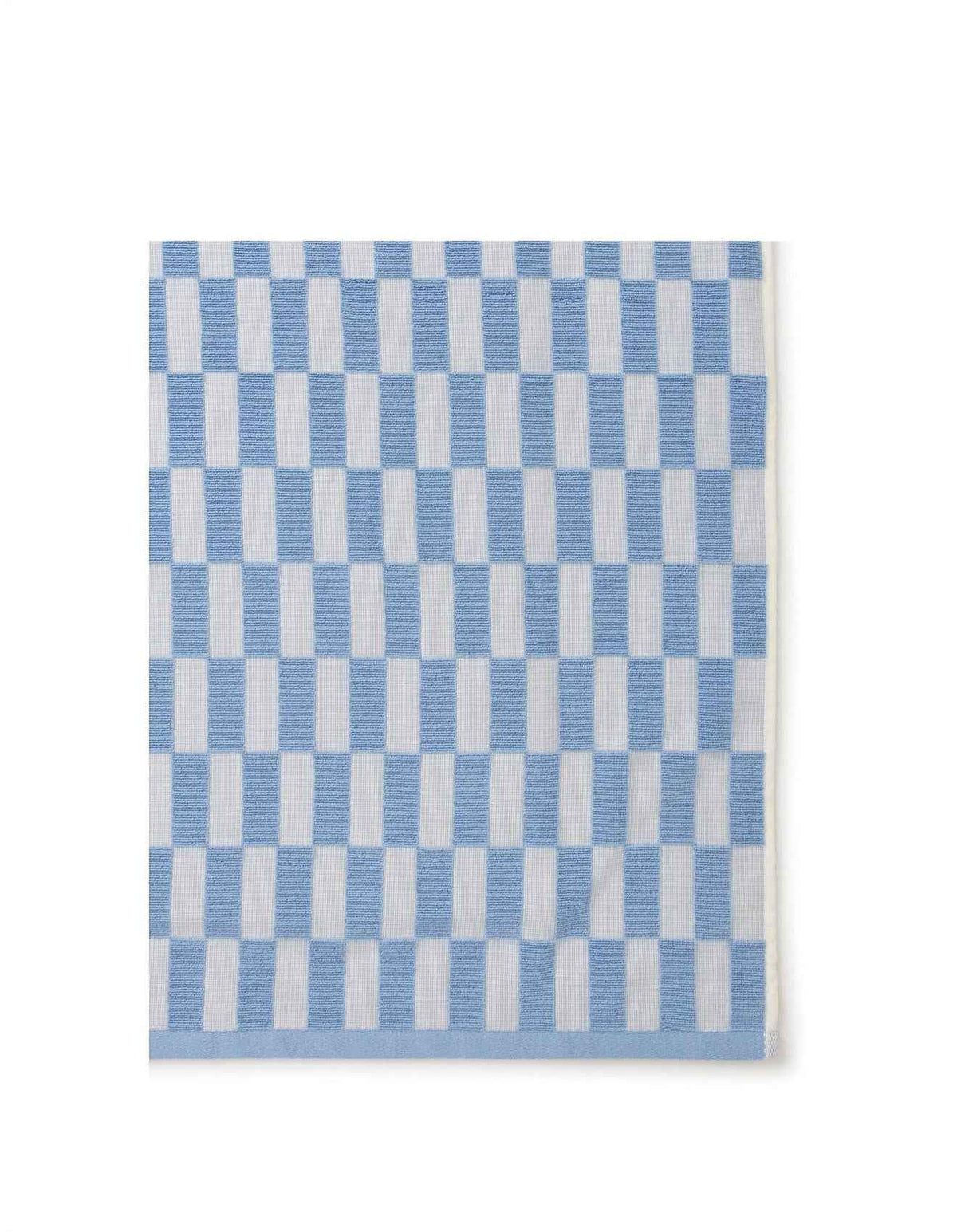 Remy Australian Cotton Tea Towels Set of 2 Blue Check