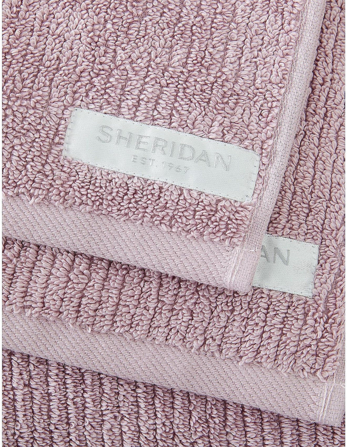 LIVING TEXTURES BATH SHEET IN TULIP
