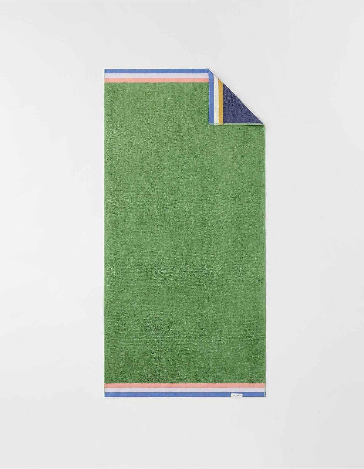 AMBI LARGE BATH TOWEL IN SNOW PEA