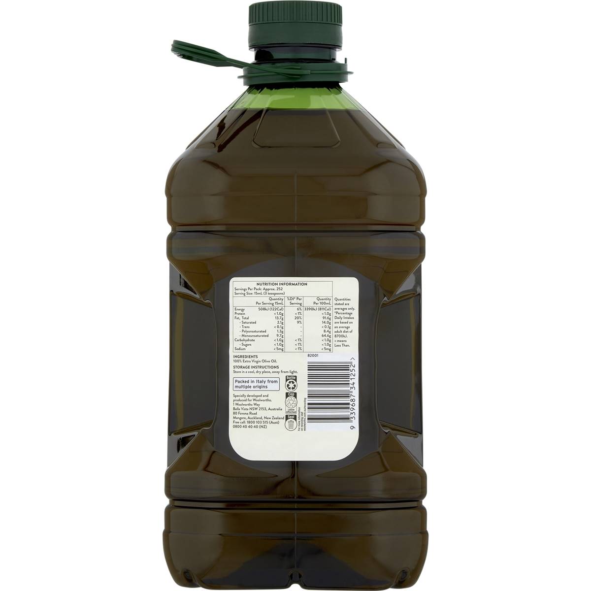 La Gina Extra Virgin Olive Oil 3.78L