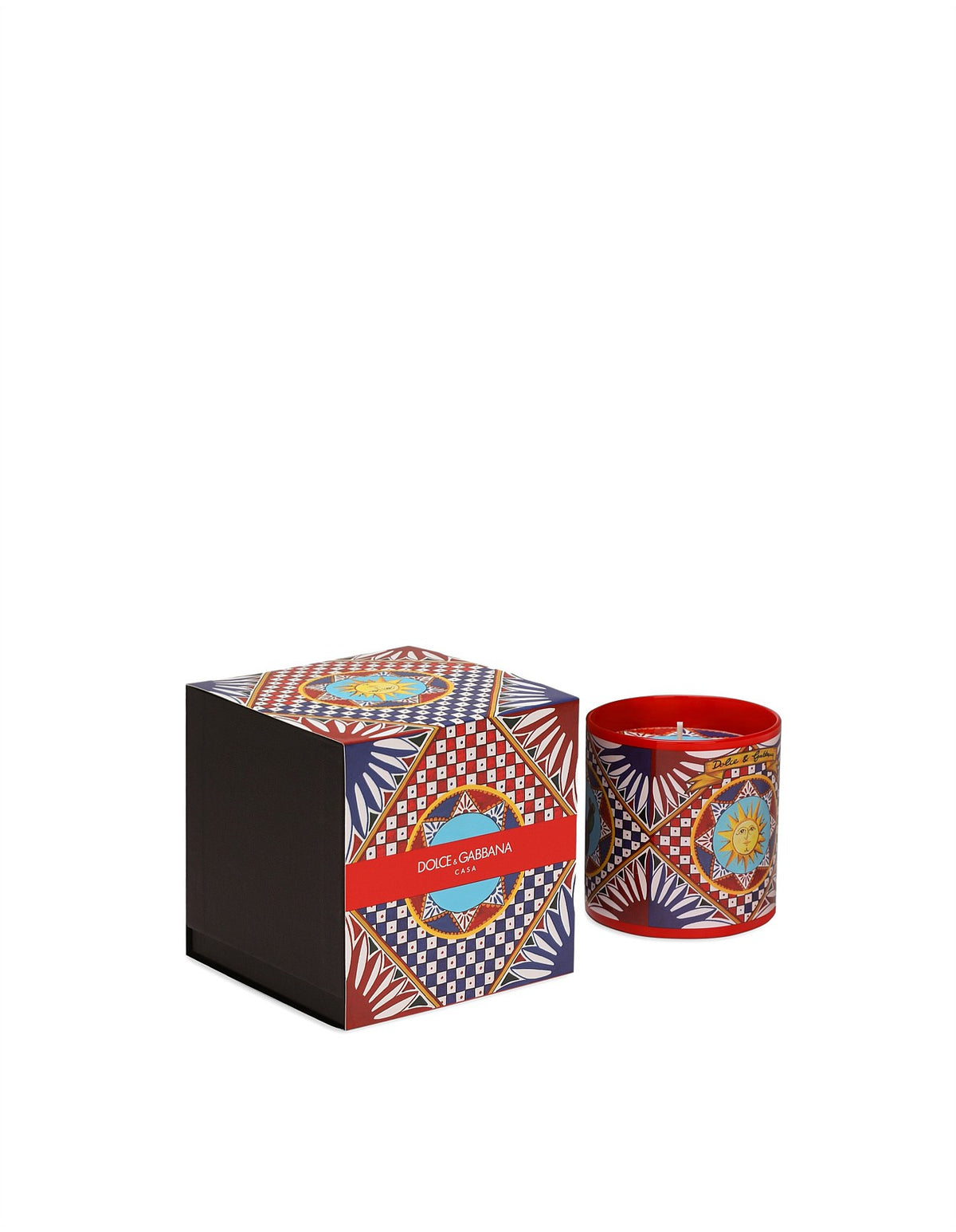 Carretto 380g Glass Scented Candle Multicolour