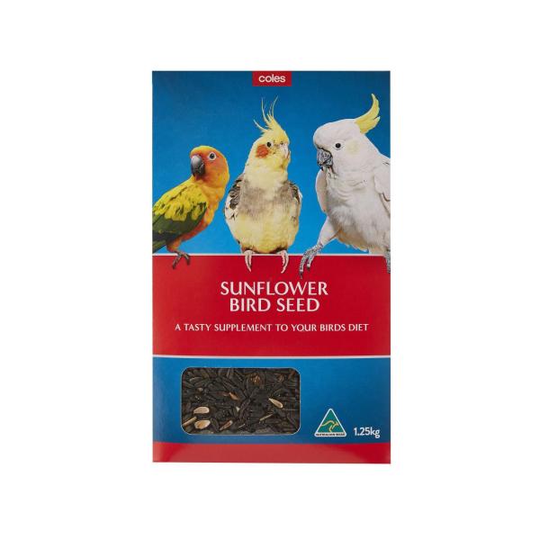 COLES SUNFLOWER BIRD SEED 1.25KG
