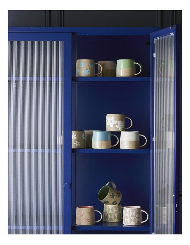 Four Square Mug 385ml in Green