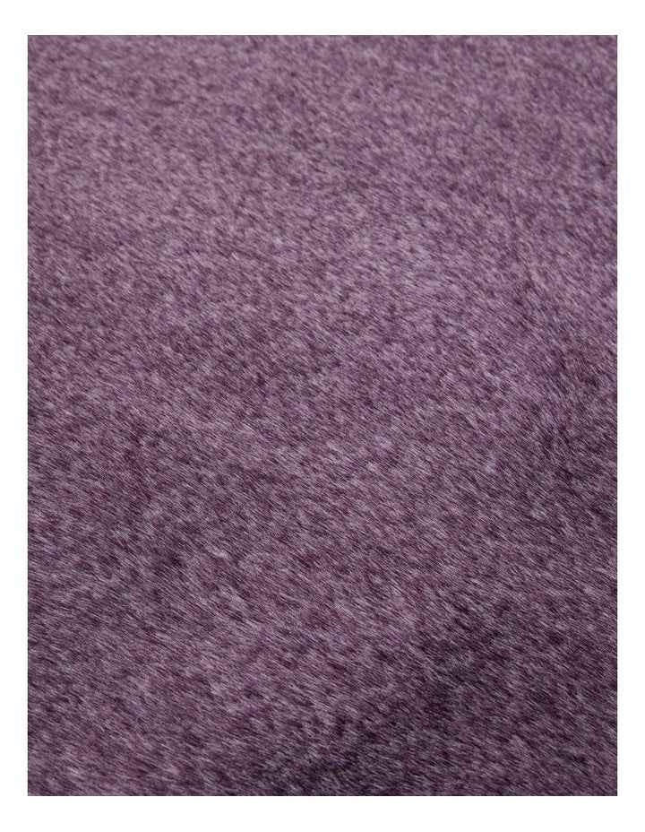 Faith Faux Fur Throw in Berry