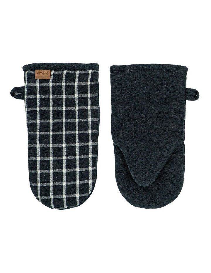 Hemingway Oven Mitt 2 Pack in Black