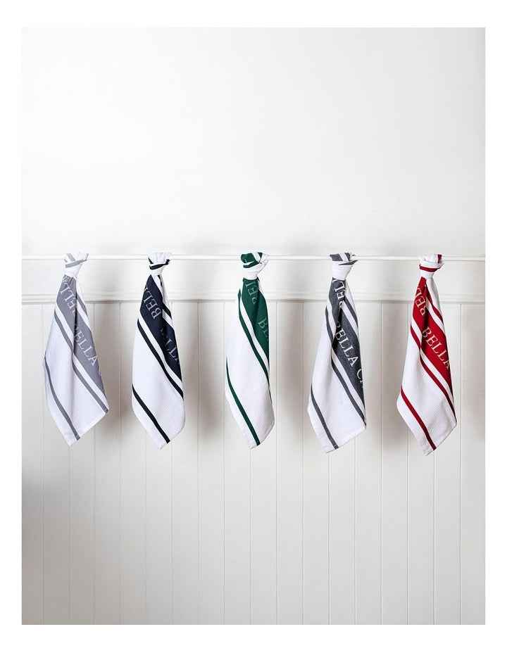 Bella Casa Kitchen Towel 2 Pack in Green