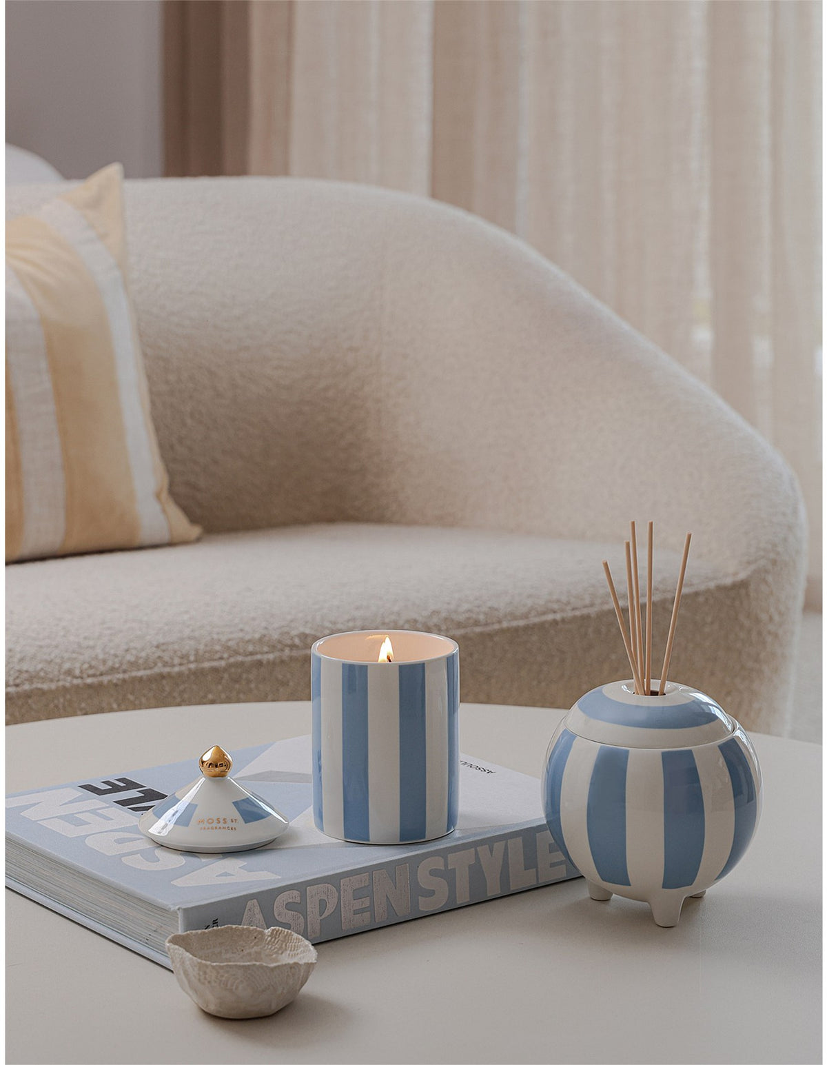 Juniper Berry & Citrus Spritz Large Ceramic Candle 360g