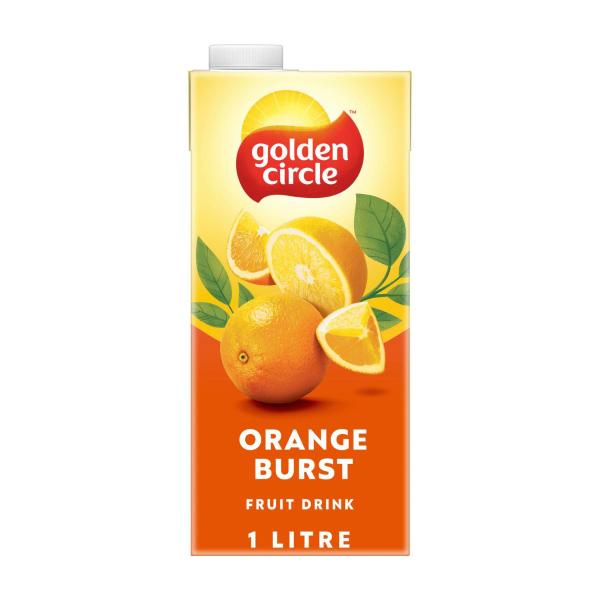 GOLDEN CIRCLE TETRA DRINK ORANGE BURST:.:1 LITRE
