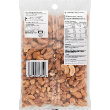 Woolworths Honey Roasted Cashews 400g