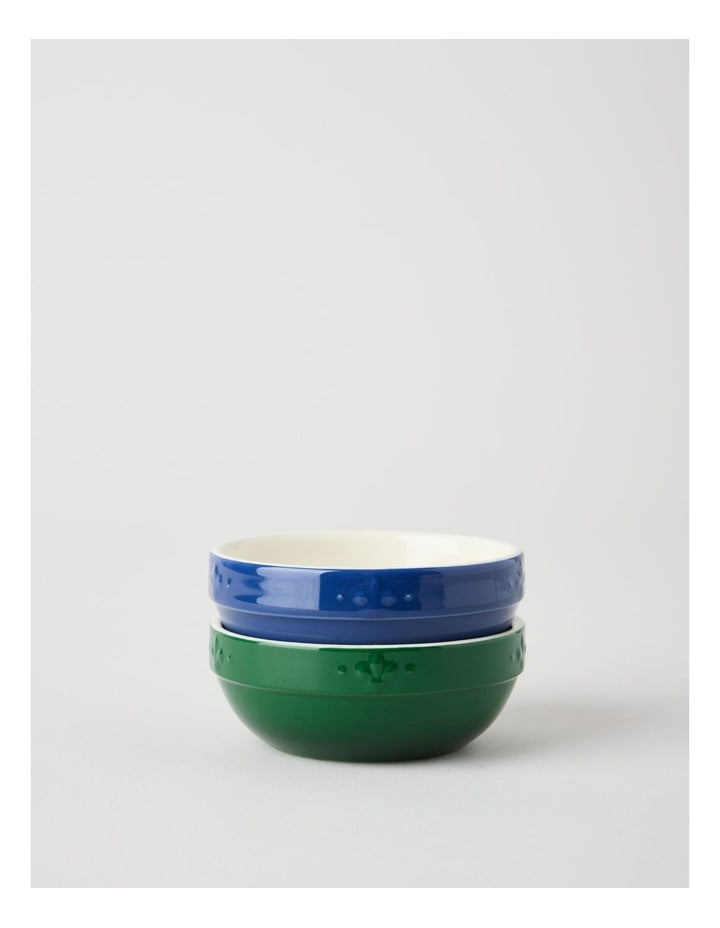 Fleur de Lis Prep Bowl 10cm Green