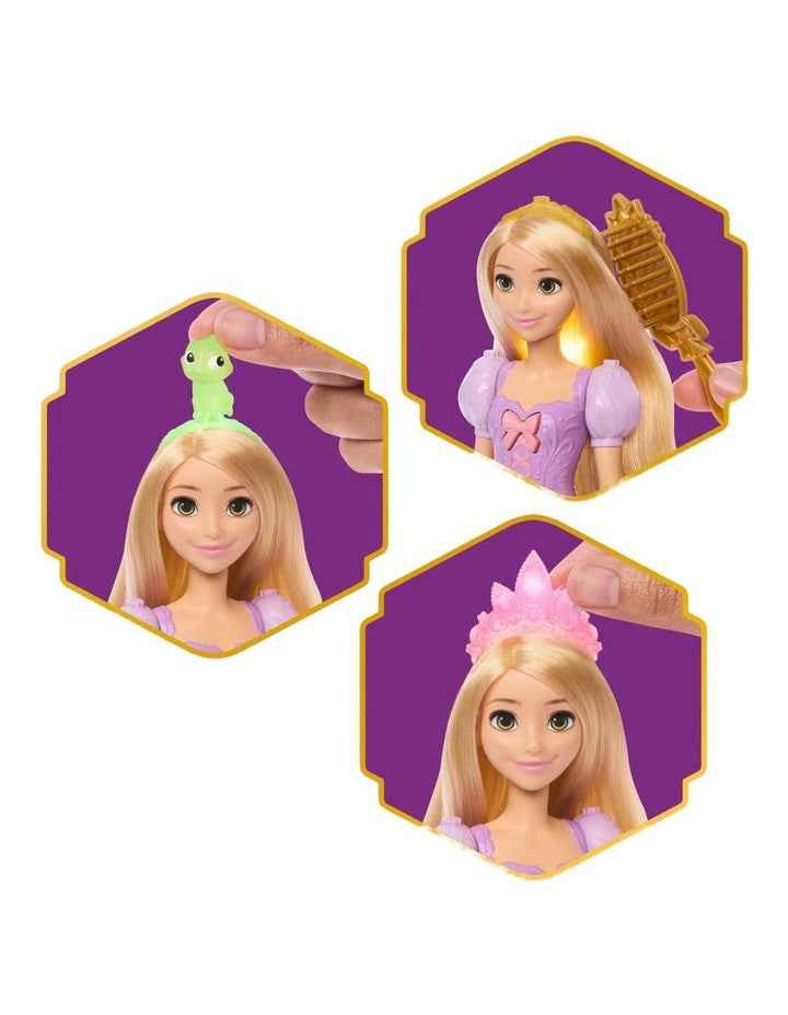 Light-Up Hair Rapunzel Fashion Doll And Accessories