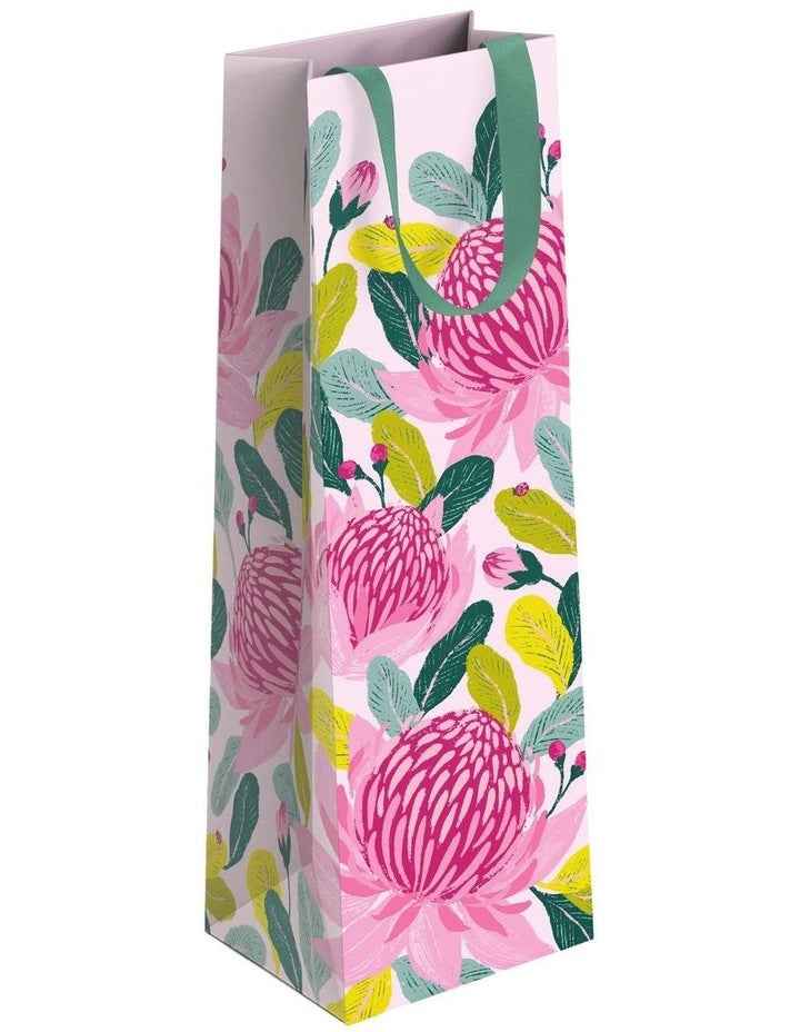 Bottle Bag in Pink Waratahs