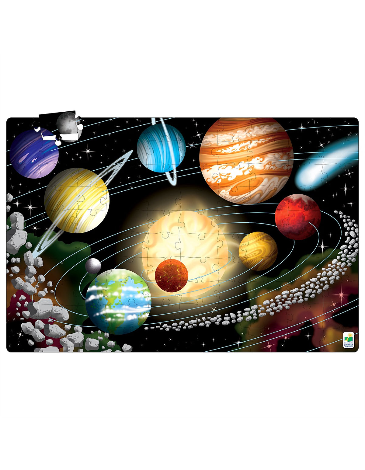 PUZZLE DOUBLES - GLOW IN THE DARK SPACE