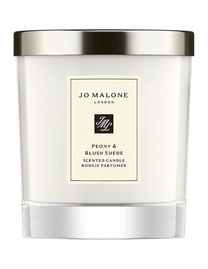 Peony & Blush Suede Home Candle