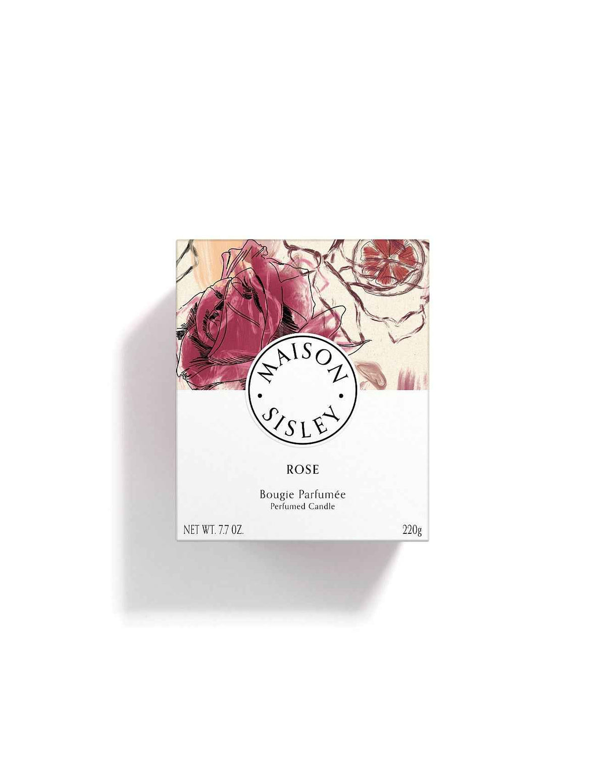CANDLE ROSE 220G