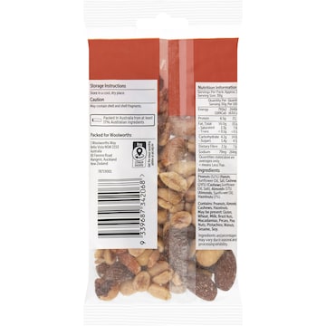 Woolworths Grab 'N Go Sachet Nut Mix Roasted & Salted 80g