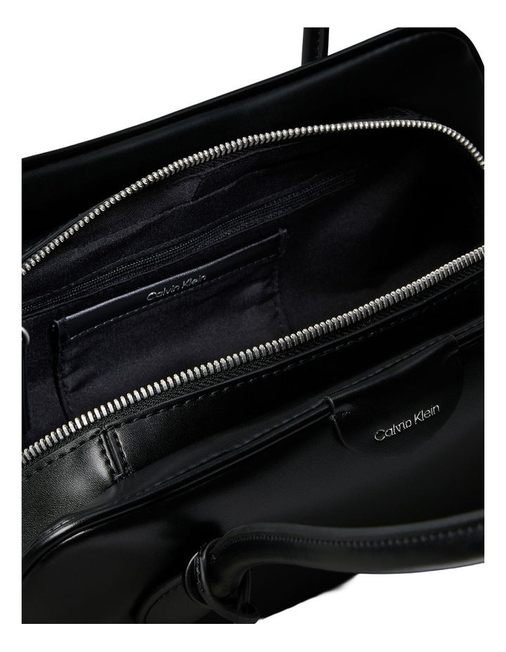 Emblem Trio Shoulder Bag in Black