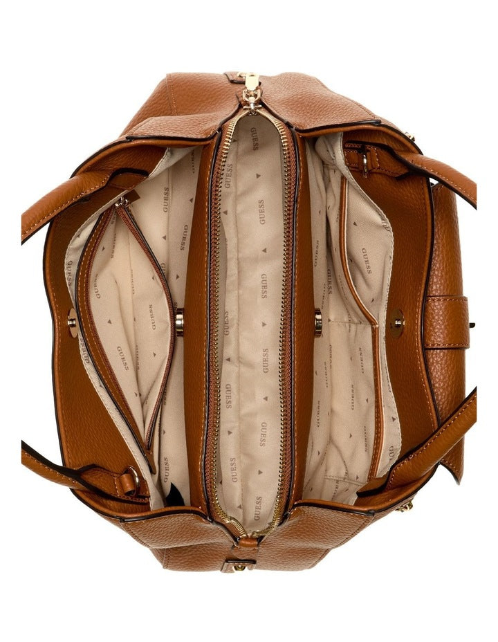 Jessa Girlfriend Satchel Bag in Caramel