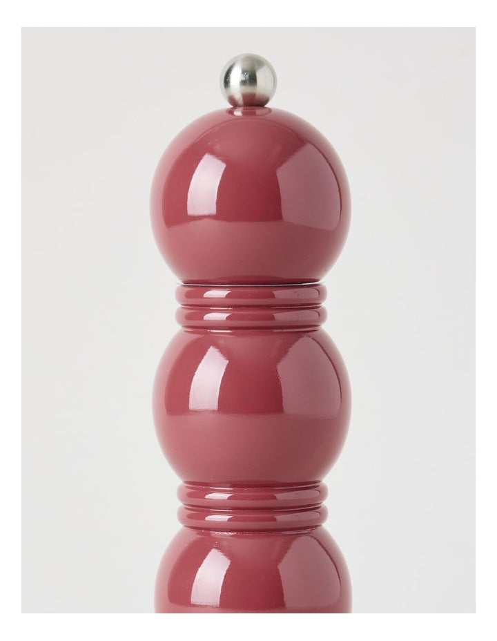 Bubble Salt or Pepper Mill 20cm Burgundy