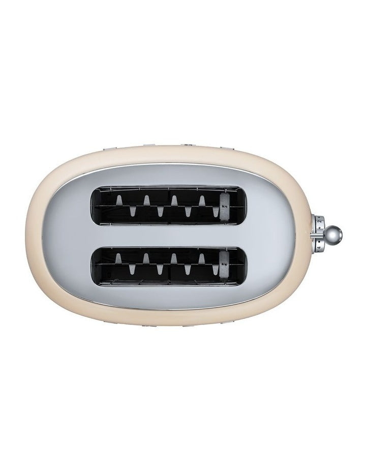 50's Style 2 Slice Toaster in Cream TSF01CRAU