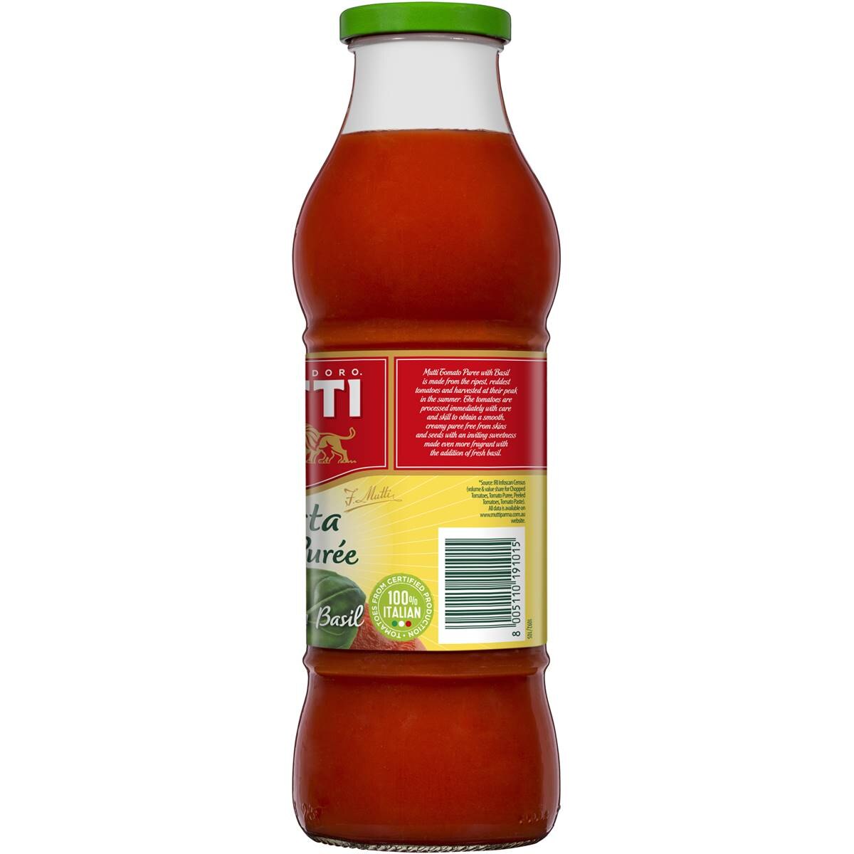 Mutti Passata With Basil 700g