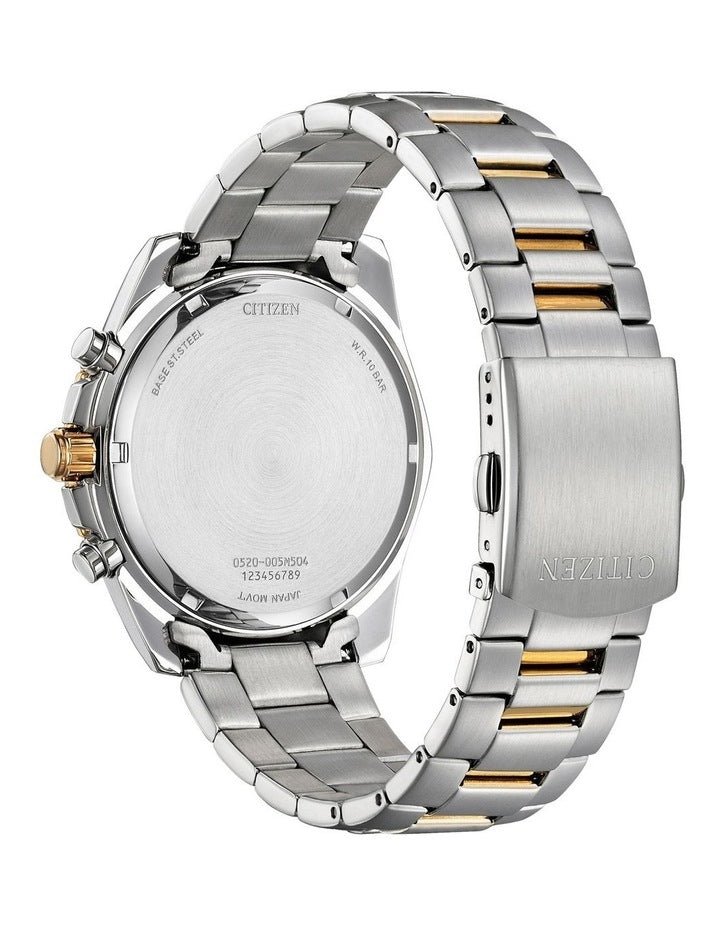 Sports Chronograph Watch 40mm AN8204-59X in Two-Tone