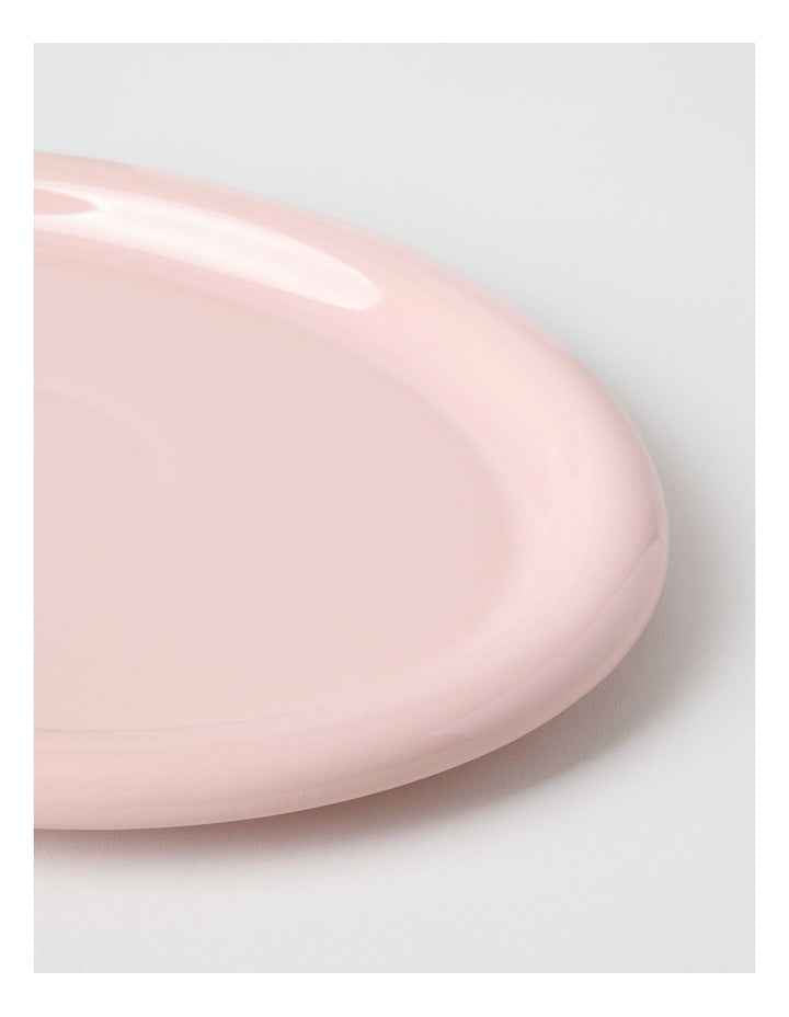 Bubble Oval Platter in Bubblegum
