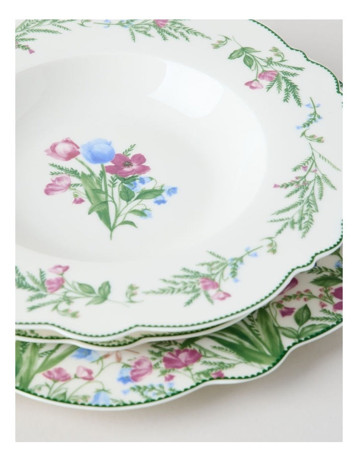 Tulips 12pc Dinner Set in Multi