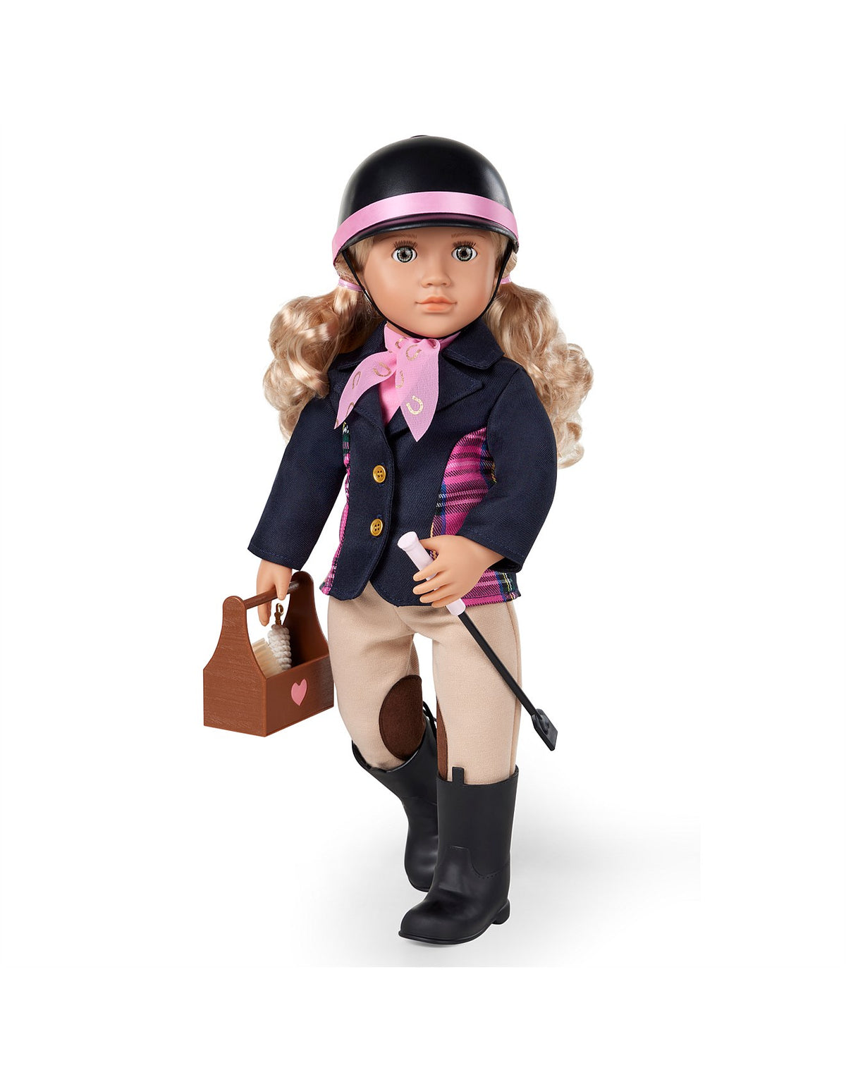 RIDING DOLL WITH ACCESSORIES - ABBY