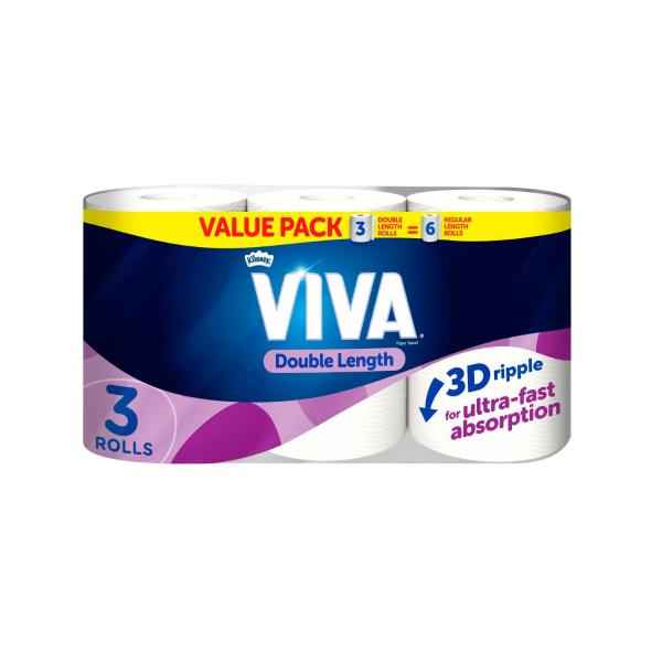 Paper Towel Double Length White