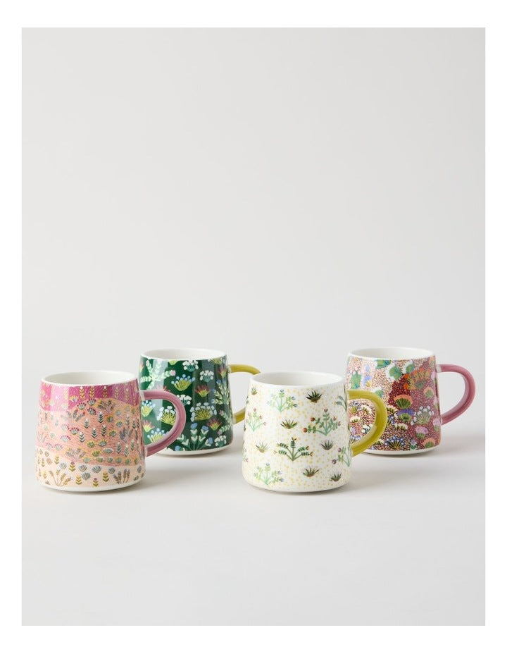 Artists of Ampilatwatja x Art Series Bush Flowers Mug by Latoya Ngwarraye Petrick