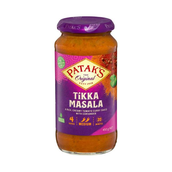 PATAKS TIKKA MASALA SIMMER SAUCE 450G