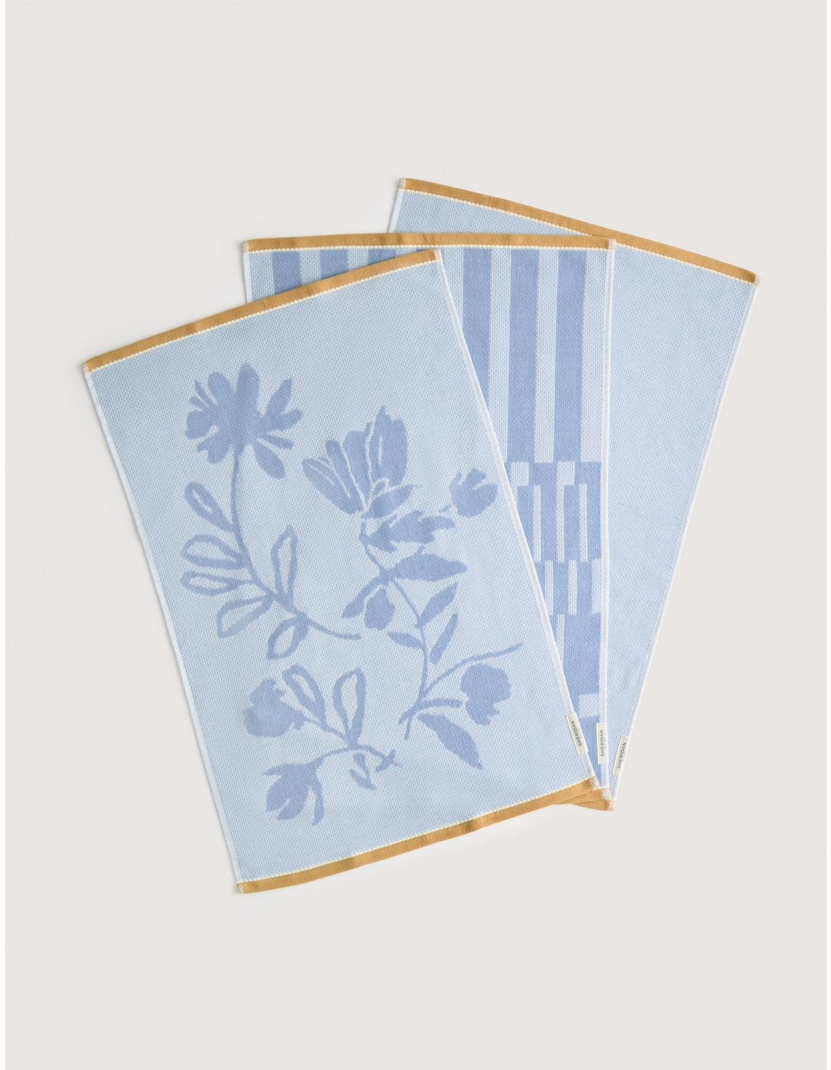 ELEY TEA TOWEL 3 PACK IN GLACIER