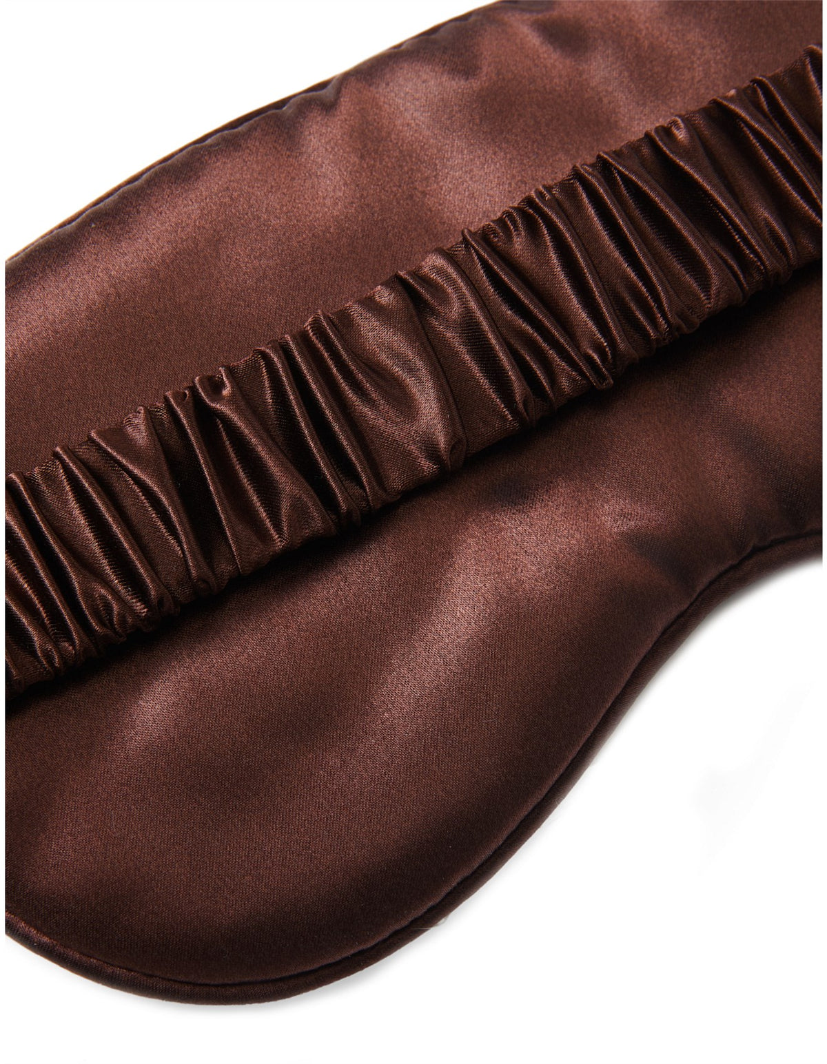 MIETTE SILK EYE MASK CHOCOLATE
