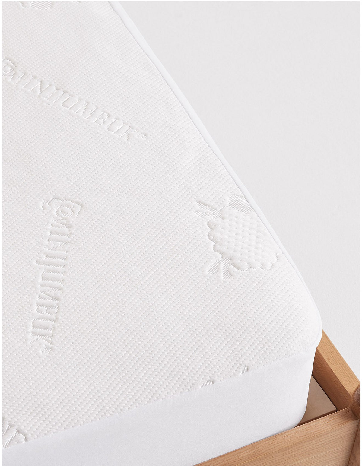 SleepDry Wool Blend Waterproof Mattress Protector Single