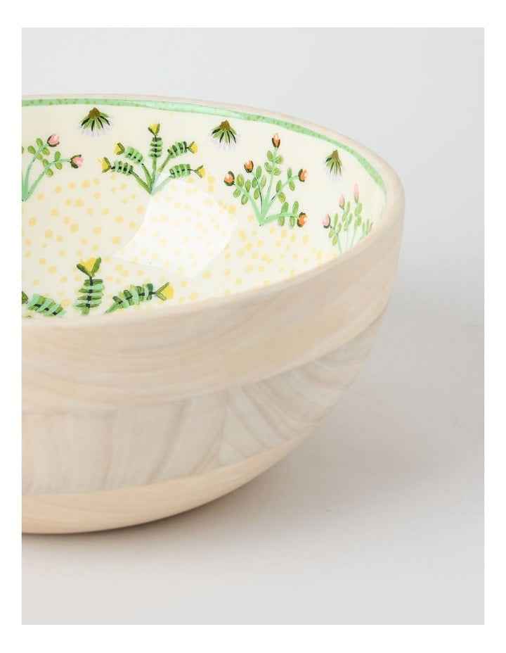 Artists of Ampilatwatja x Art Series Desert Flowers Serving Dish 30cm by Latoya Ngwarraye Petrick