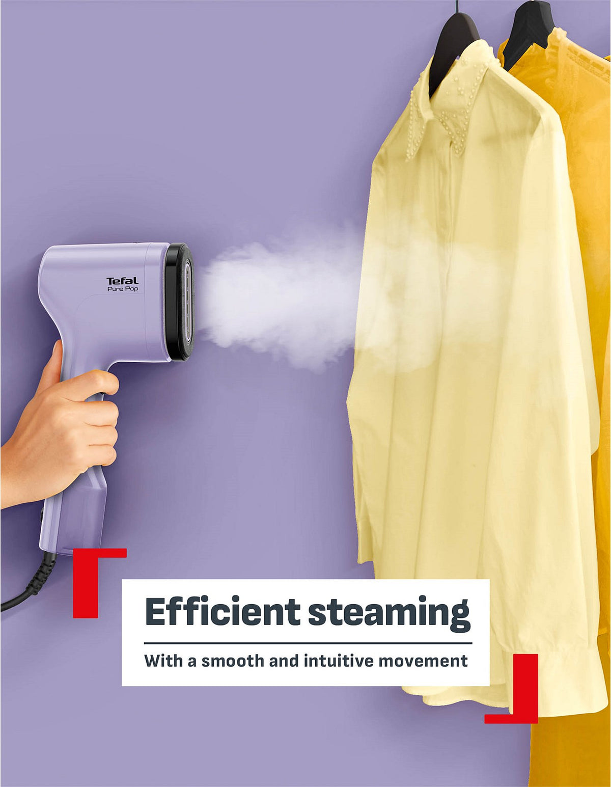 DT2027 Pure Pop Handheld Garment Steamer Lavender