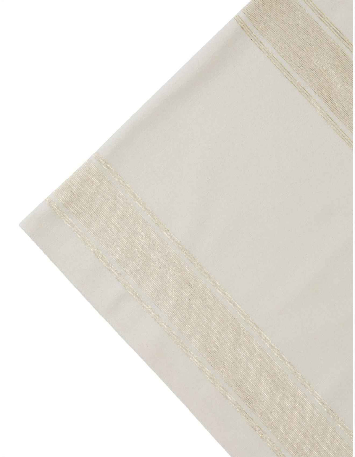 140CM REGENCY GOLD LUREX COTTON TABLE RUNNER